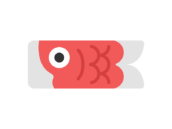 鯉のぼりの緋鯉のアイコンの無料イラスト｜透過PNG・商用利用OK
