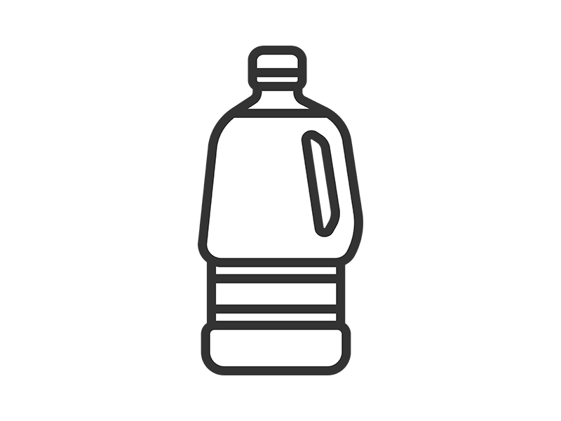 料理油のボトルのアイコン（線画）の無料イラスト｜透過PNG・商用利用OK