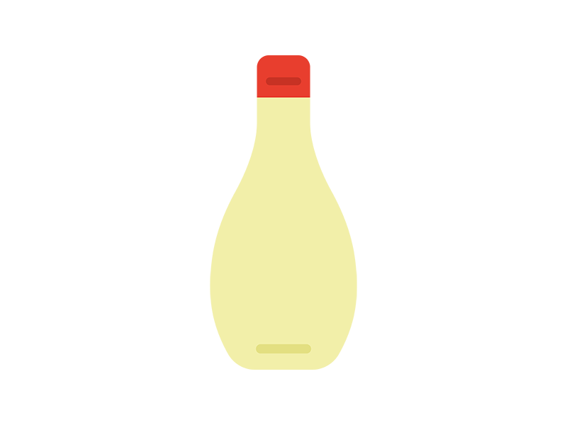 マヨネーズのアイコンの無料イラスト｜透過PNG・商用利用OK