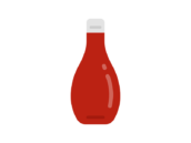 ケチャップのアイコンの無料イラスト｜透過PNG・商用利用OK