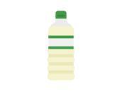 料理酒のボトルのアイコンの無料イラスト｜透過PNG・商用利用OK