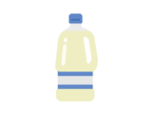 料理油のボトルのアイコンの無料イラスト｜透過PNG・商用利用OK