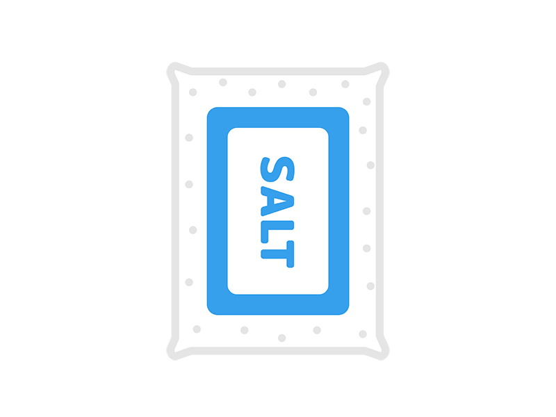 バックに入った、塩のアイコンの無料イラスト｜透過PNG・商用利用OK