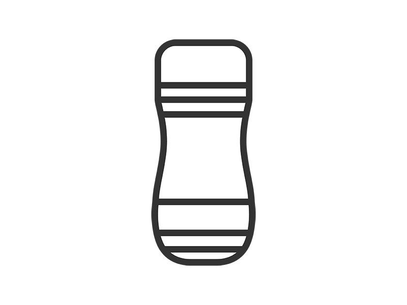 ボトルに入った、塩コショウのアイコン（線画）の無料イラスト｜透過PNG・商用利用OK