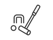 ゲートボールのアイコン（線画）の無料イラスト｜透過PNG・商用利用OK