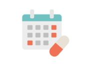 お薬カレンダーのアイコンの無料イラスト｜透過PNG・商用利用OK