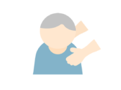 男性介護のアイコンの無料イラスト｜透過PNG・商用利用OK