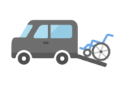 福祉車両のアイコンの無料イラスト｜透過PNG・商用利用OK