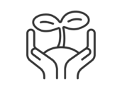 環境保全・保護のアイコン（線画）の無料イラスト｜透過PNG・商用利用OK