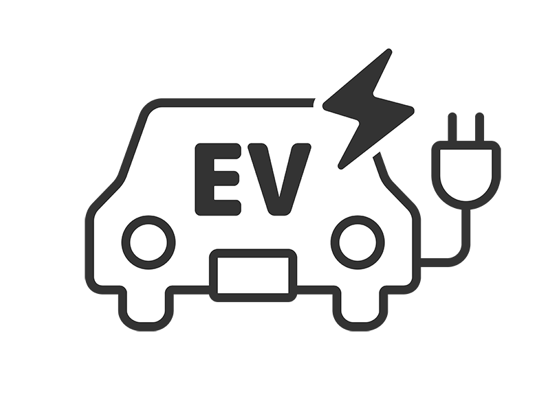 イーブイカーのアイコン（線画）の無料イラスト｜透過PNG・商用利用OK