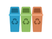 資源ごみ回収ボックスのアイコンの無料イラスト｜透過PNG・商用利用OK