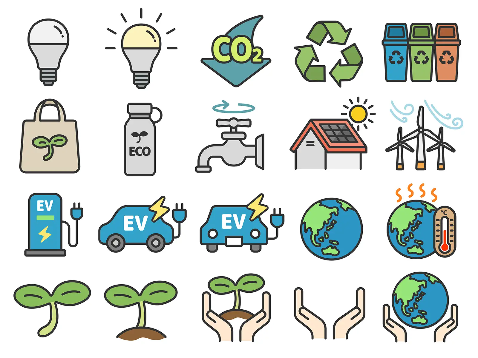 エコ・環境保護・SDGsのイラスト特集【商用利用可能・無料イラスト・フリー素材】