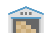 物流倉庫のアイコンの無料イラスト｜透過PNG・商用利用OK