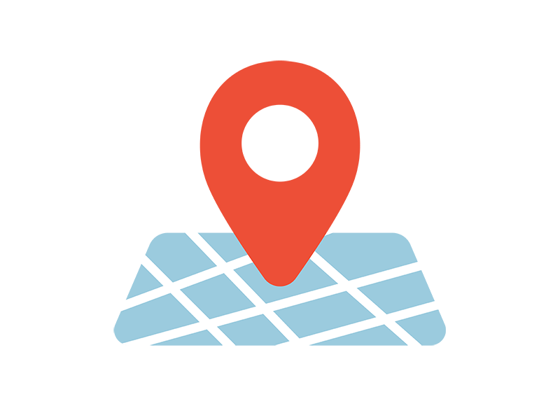 地図上のマップピンのアイコンの無料イラスト｜透過PNG・商用利用OK