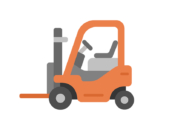 フォークリフトのアイコンの無料イラスト｜透過PNG・商用利用OK