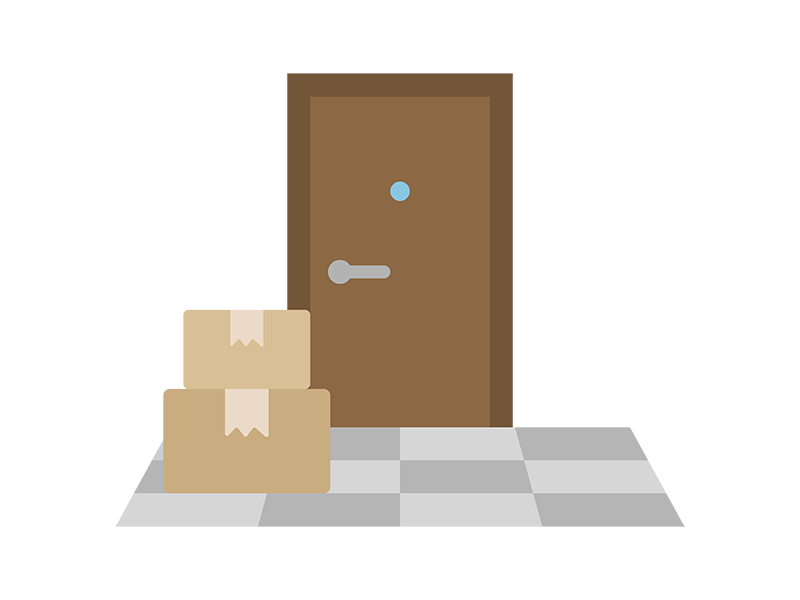 置き配のアイコンの無料イラスト｜透過PNG・商用利用OK