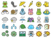 Special Feature on Rainy Season Illustration Materials with Free Downloads for Commercial Use