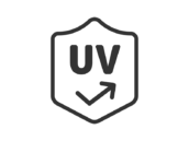 UVカットマークのアイコン（線画）の無料イラスト｜透過PNG・商用利用OK