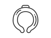 ネッククーラーのアイコン（線画）の無料イラスト｜透過PNG・商用利用OK
