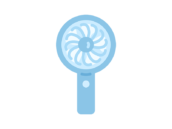 ハンディ扇風機のアイコンの無料イラスト｜透過PNG・商用利用OK