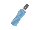 畳んだ、折りたたみ傘のアイコンの無料イラスト｜透過PNG・商用利用OK