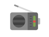 ラジオのアイコンの無料イラスト｜透過PNG・商用利用OK