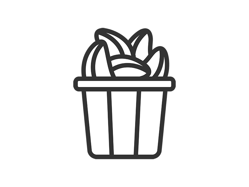 フライドポテトのアイコン（線画）の無料イラスト｜透過PNG・商用利用OK