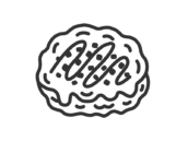 お好み焼きのアイコン（線画）の無料イラスト｜透過PNG・商用利用OK