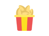 フライドポテトのアイコンの無料イラスト｜透過PNG・商用利用OK