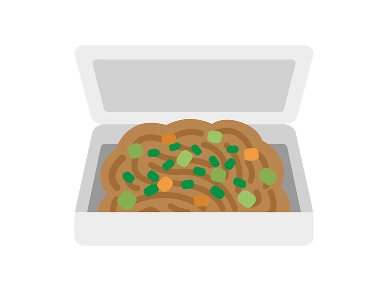 Free illustration of Yakisoba icon in the pack