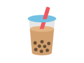 タピオカミルクティーのアイコンの無料イラスト｜透過PNG・商用利用OK