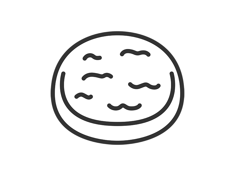 シャーピンのアイコン（線画）の無料イラスト｜透過PNG・商用利用OK