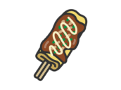 はしまきのアイコン（線画カラー）の無料イラスト｜透過PNG・商用利用OK