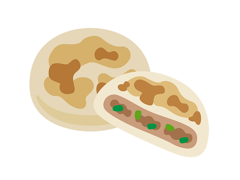 シャーピンの断面のアイコンの無料イラスト｜透過PNG・商用利用OK