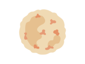 たこ煎餅のアイコンの無料イラスト｜透過PNG・商用利用OK