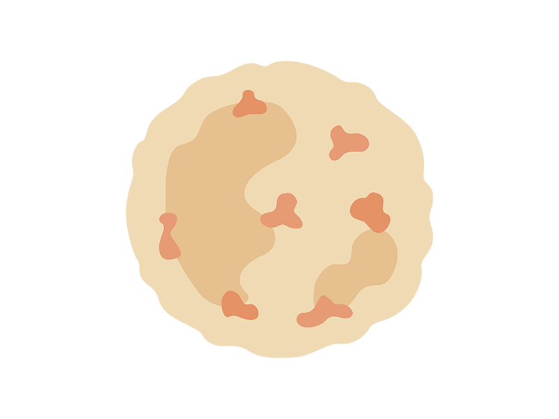 Free illustration of octopus rice cracker icon