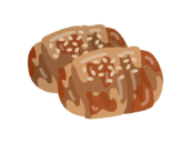 肉巻きおにぎりのアイコンの無料イラスト｜透過PNG・商用利用OK