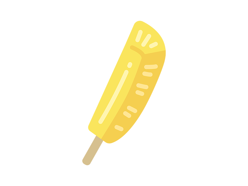 Free illustration of chilled pineapple skewer icon