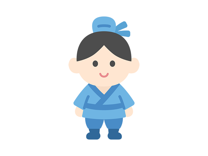 彦星のキャラクターのアイコンの無料イラスト｜透過PNG・商用利用OK