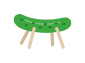 お盆の精霊馬のアイコンの無料イラスト｜透過PNG・商用利用OK