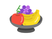 お供えの果物皿のアイコンの無料イラスト｜透過PNG・商用利用OK