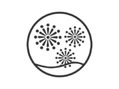 打ち上げ花火のアイコン（線画）の無料イラスト｜透過PNG・商用利用OK