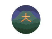 お盆の送り火（大文字）のアイコンの無料イラスト｜透過PNG・商用利用OK