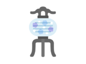 盆提灯のアイコンの無料イラスト｜透過PNG・商用利用OK