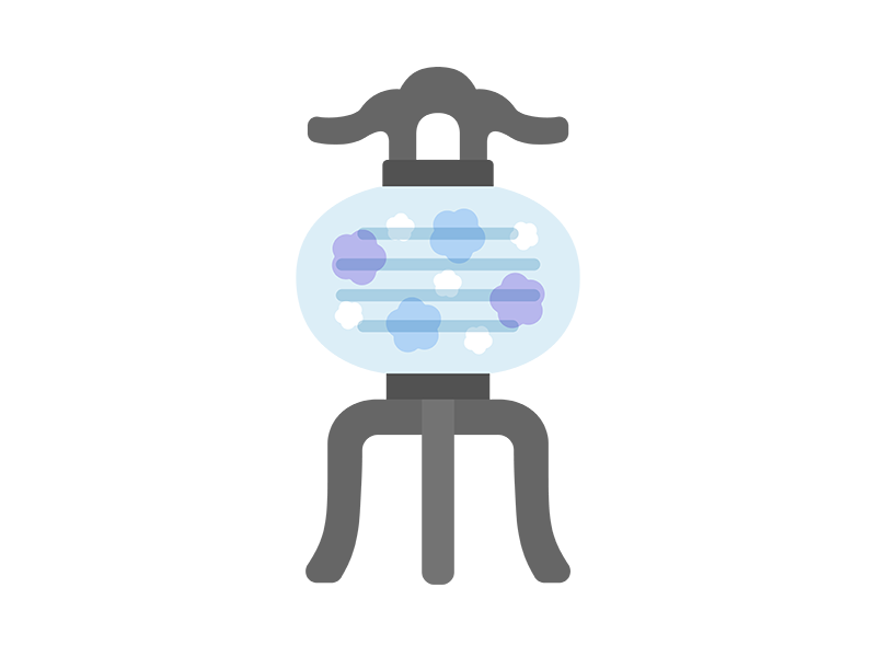 盆提灯のアイコンの無料イラスト｜透過PNG・商用利用OK