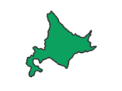 北海道の地図（線画カラー）の無料イラスト｜透過PNG・商用利用OK