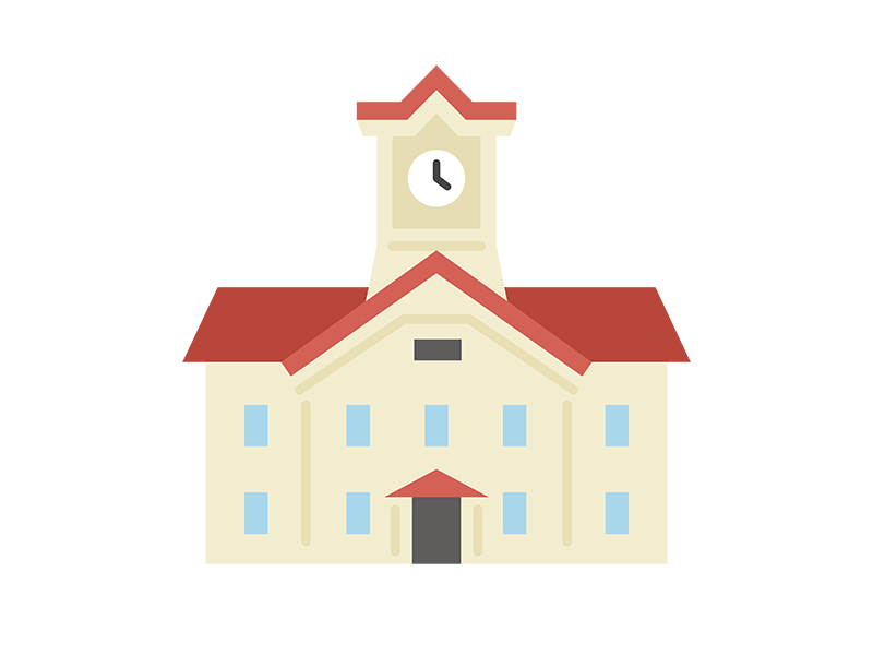 札幌市時計台の無料イラスト｜透過PNG・商用利用OK