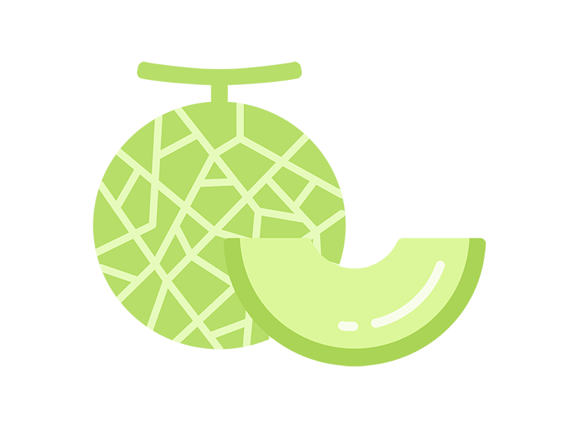 Free illustration of cantaloupe