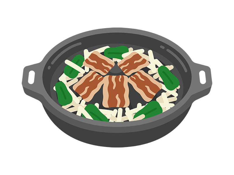 ジンギスカンの無料イラスト｜透過PNG・商用利用OK
